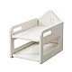 Feelkids baby changing mat with compartment for diapers and baby accessories – white
