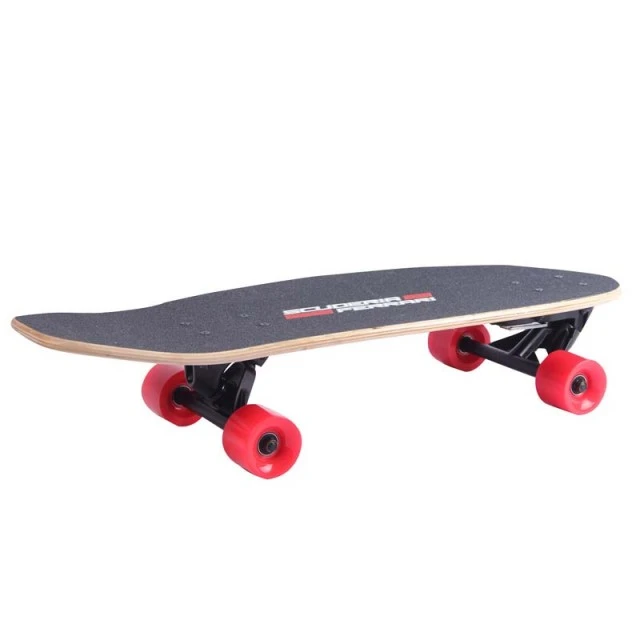 Ferrari longboard for kids, teenagers and adults – red