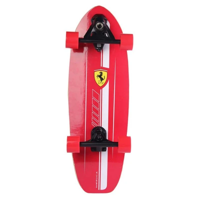 Ferrari longboard for kids, teenagers and adults – red