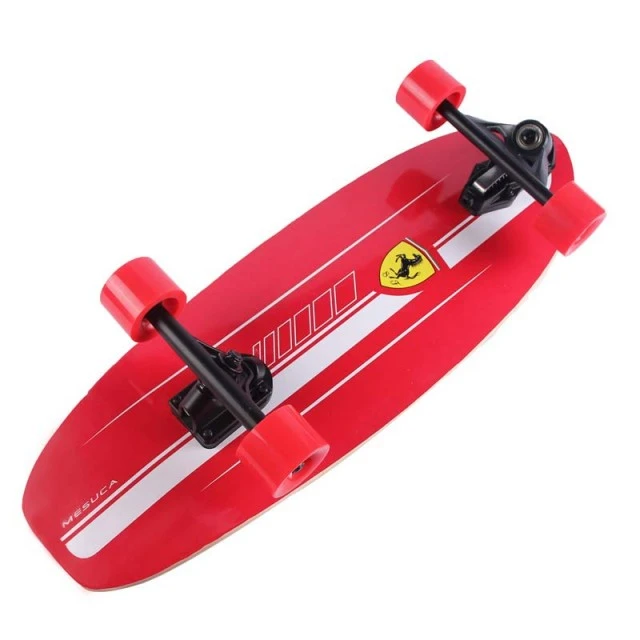 Ferrari longboard for kids, teenagers and adults – red