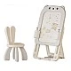 2 in 1 Foldable Drawing Board with Building Blocks Feelkids – Gray