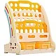 Combined children’s bookshelf for books and toys - yellow
