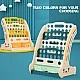Combined children’s bookshelf for books and toys - yellow