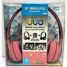 Children's Bluetooth headphones, red