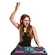 DJ console for children 14 in 1, black