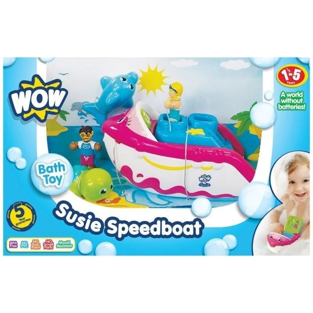 Bath toy - Suzy the motorboat