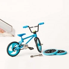 Finger toy BMX bike, blue