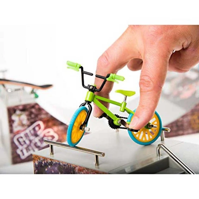 Finger toy BMX bike, green