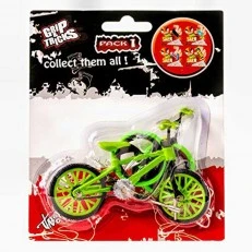 Finger toy BMX bike, green