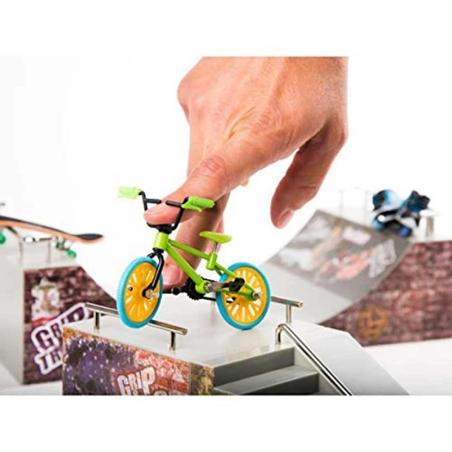 Finger toy BMX bike, green