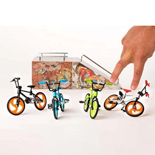 Finger toy BMX bike, green