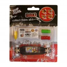 Finger toy LONG BOARD, black, with screen