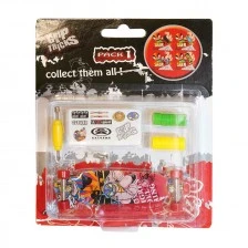 Finger toy LONG BOARD, red, with boxer