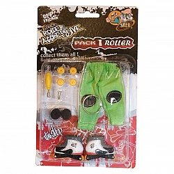 Играчка за пръсти Ролери, бели