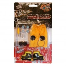 Finger toy Rollerballs, black/yellow