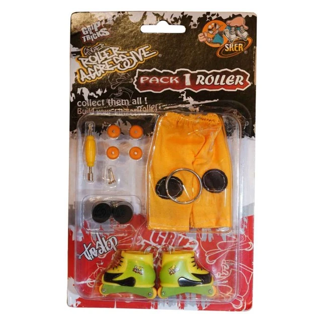 Finger toy Rollerballs, yellow/green