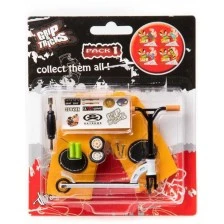 Играчка за пръсти Скутер, бял