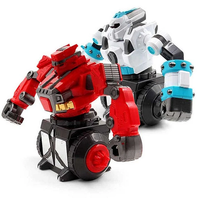 Interactive set of two rotating battle robots Crazon, RC