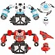 Interactive set of two rotating battle robots Crazon, RC