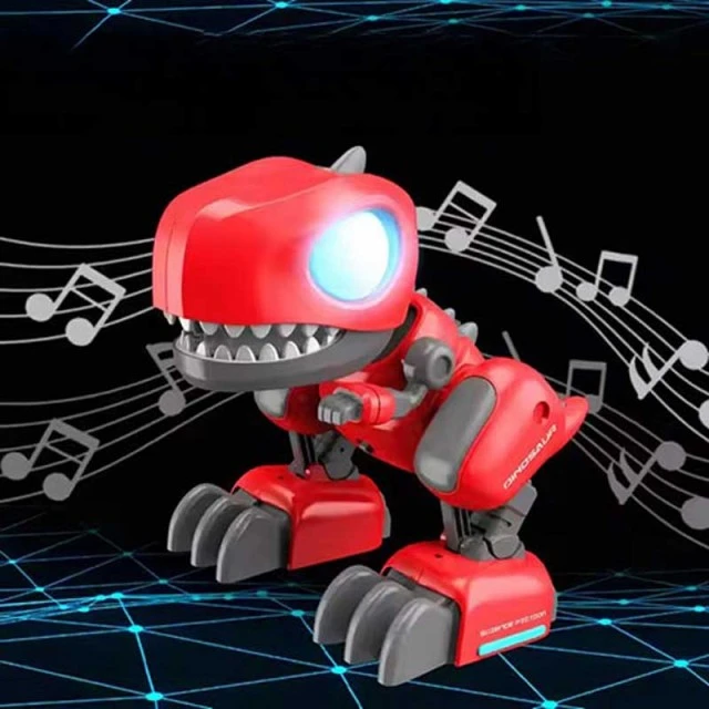 Interactive Assembled Dinosaur Dino with RC in Red Color