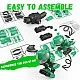 Interactive Assembled Dinosaur Dino with RC in Green Color