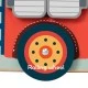 Interactive wooden children's toy - Fire truck