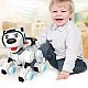 Interactive police dog - robot with blue helmet