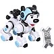 Interactive police dog - robot with blue helmet