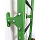 Swedish wall for children's gymnastics, metal, with accessories, green