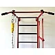 Children's metal Swedish wall with accessories, red