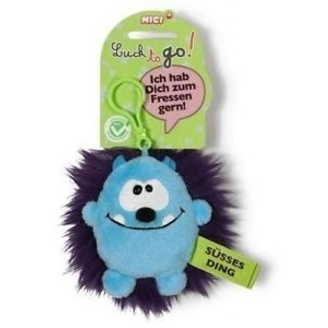 Keychain Goblin blue/purple 10 cm.
