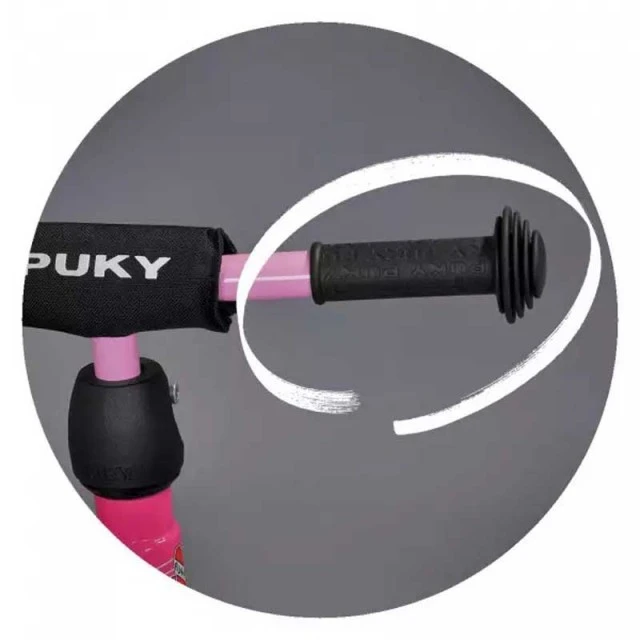 Balance bike with step Puky LR 1L - pink