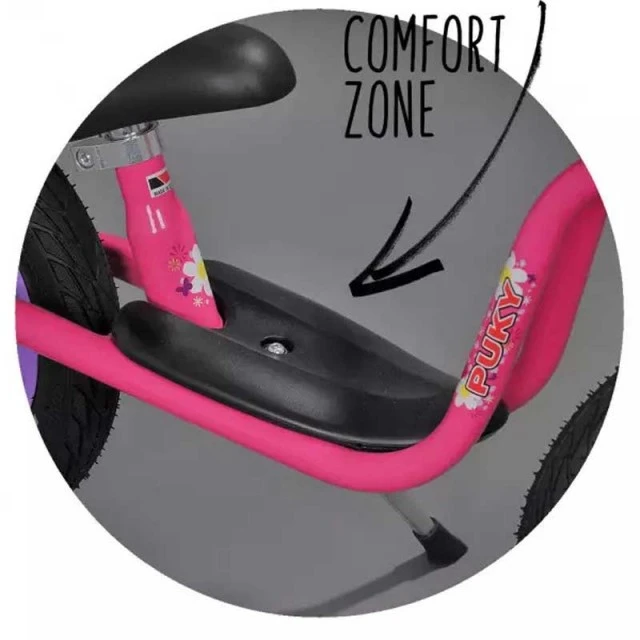 Balance bike with step Puky LR 1L - pink