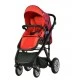Zooper Flamenco Flaming Plaid 2-in-1 stroller, red