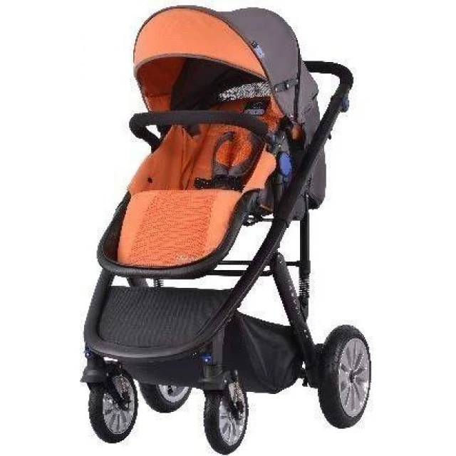 Zooper Flamenco Honey Citrus 2-in-1 Combination Stroller, Orange and Black
