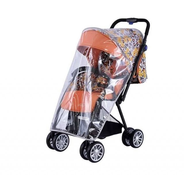 Zooper Salsa Prairie Song stroller, orange with flowers