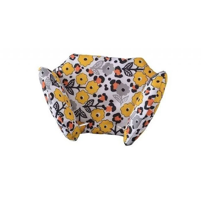 Zooper Salsa Prairie Song stroller, orange with flowers