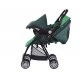 Zooper Salsa Apple Green Plaid Combination Stroller, green