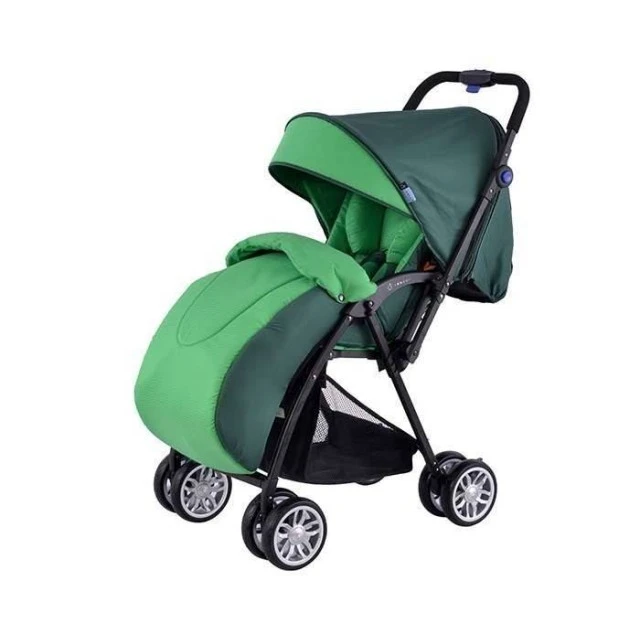 Zooper Salsa Apple Green Plaid Combination Stroller, green
