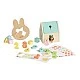 A set of wooden toys for children from 12 to 18 months