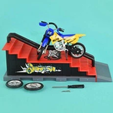 Set of fingerboards motor with ramp and stairs, 38cm