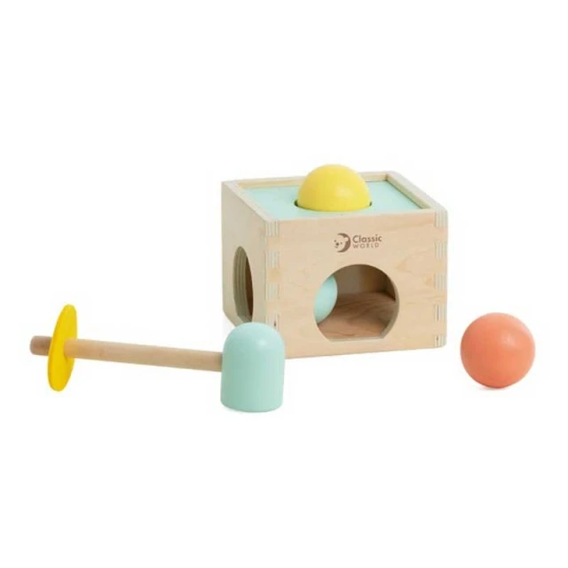 Set of educational toys for babies from 6-12 months made of wood