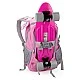 Backpack + helmet + skateboard set, Funbee is pink/grey