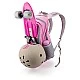 Backpack + helmet + skateboard set, Funbee is pink/grey