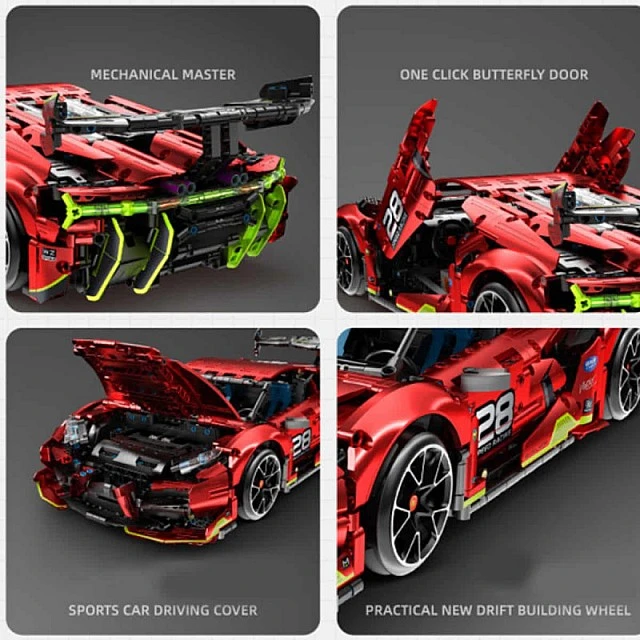 Constructor Electric Super Car, RC, 1:10 - 1835h.