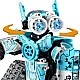 Constructor Programmable stunt robot with remote control, blue - 398 parts
