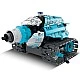 Constructor Programmable stunt robot with remote control, blue - 398 parts
