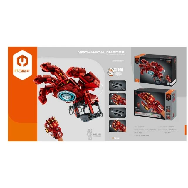 Children’s construction set Hydraulic arm - 1099 parts