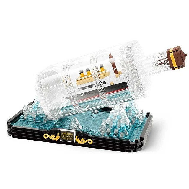 Titanic in a Bottle - 918 pieces - construction set for children