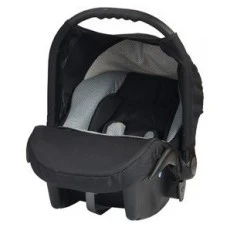 Кошче за бебета за кола Baby Merc Junior Twist черно и сиво